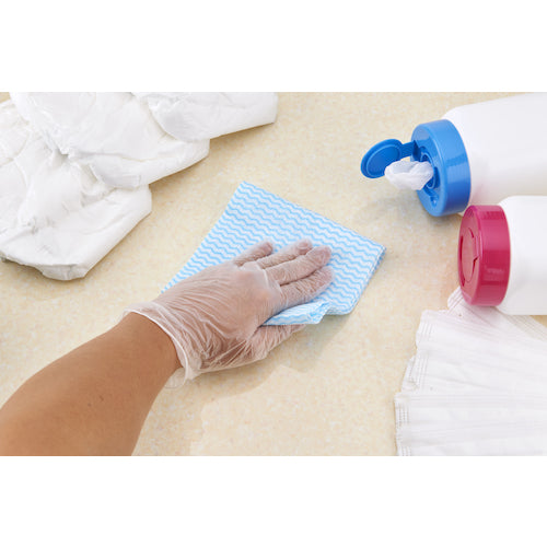 ＳＨＯＷＡ　ビニール使い捨て手袋　ナイスハンドきれいな手つかいきりグローブ　ビニール　１０枚入　Ｍサイズ　NHKTTGPVC-M10P　1 袋