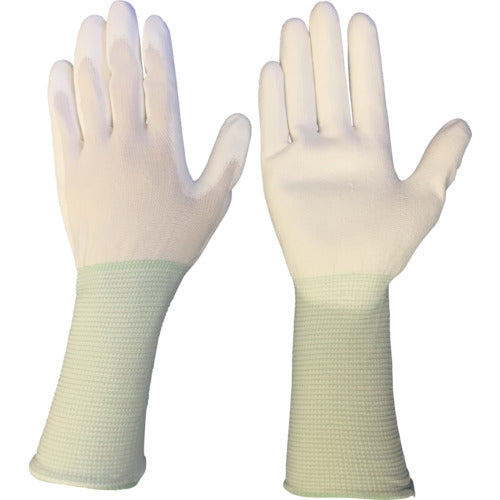 BLASTON Cleanroom Gloves, PU Palm Coated Gloves, Long Type, 10 Pairs, Medium Size, BSC-17B-M, 1 Bag