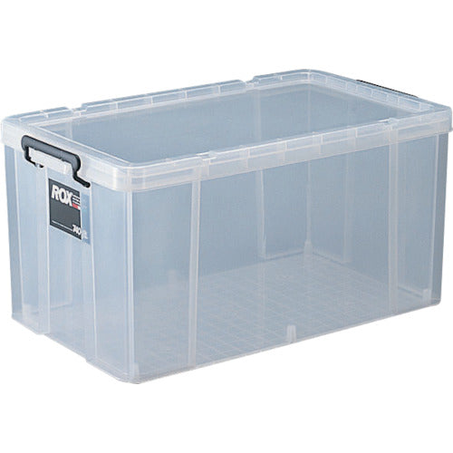 ＴＥＮＭＡ　フタ式収納ケース　ロックス　７４０−２Ｌ　クリア　４４０×７４０×３６０　110001176　1 個