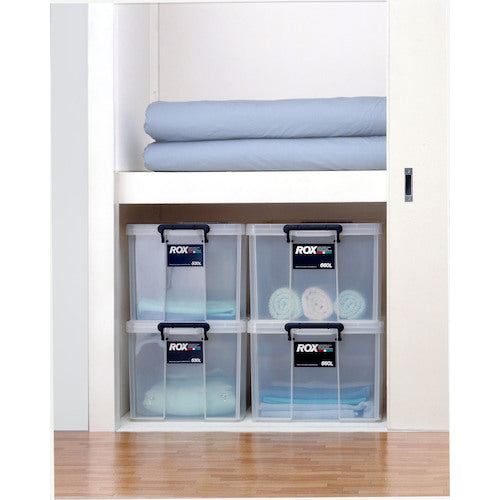 TENMA Lid-type Storage Case Rocks 740L Clear 440 x 740 x 300 110001175 1 pc