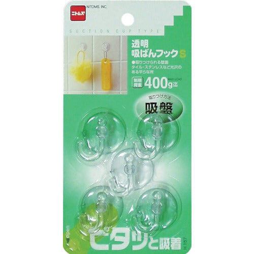 Nitto Transparent Vacuum Hook S H157 1 PK