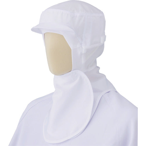 미도리 안전 츠바 첨부 후드(페이스 피트 타입) 프리 화이트 SH15W 1장