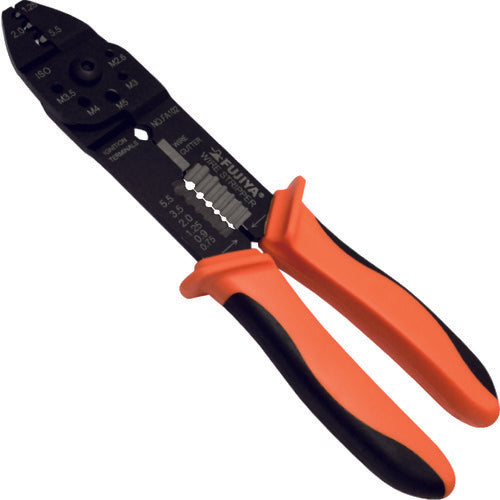 Fujiya All-Purpose Electrician's Pliers 220mm for Bare Terminals FA102 1 Piece
