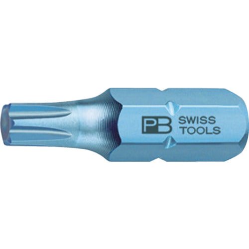 PB Swiss Tools 1/4 HEX Hexagon Bit, T25 Tip, C6-400-25, 1 piece