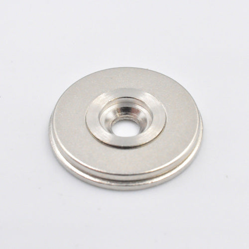 MAGNA Neodymium magnet plate catch (round, thin type) (1 piece) 1-NCC18RT 1 piece
