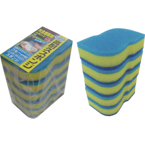 キクロン　キクロンプロ外食産業用スポンジ　ブルー　（５個入）　S-101　1 袋