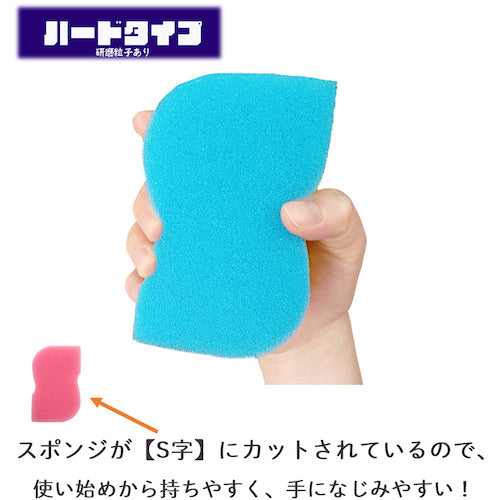 キクロン　キクロンプロ外食産業用スポンジ　イエロー　（５個入）　S-102　1 袋