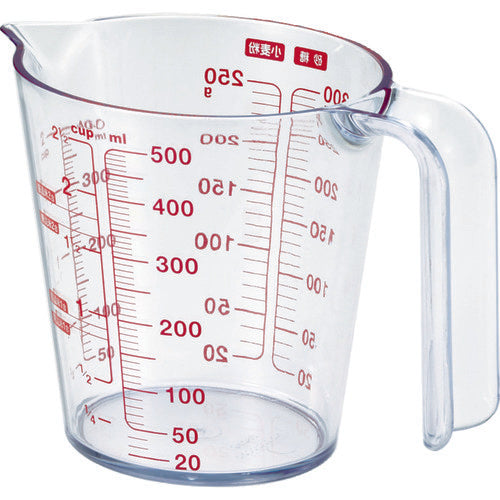 ASVEL Heat-Resistant Measuring Cup O-500 500ml 232305 1 piece