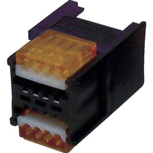 ３Ｍ　ミニ・クランプ　ワイヤーマウントソケット８極　ケーブル中継接続用　37308-3163-0W0 FL　1 個