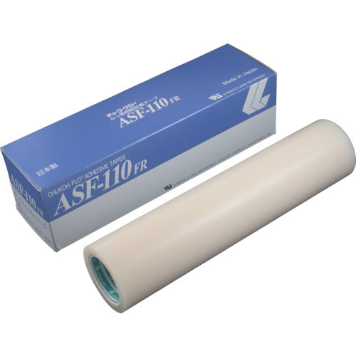 Chukoh Flow Fluoroplastic Film Adhesive Tape ASF-110FR 0.13t x 250w x 10m ASF110FR-13X250 1 roll
