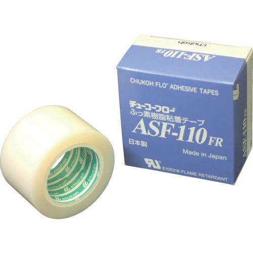 Chukoh Flow Fluoroplastic Film Adhesive Tape ASF-110FR 0.13t x 38w x 10m ASF110FR-13X38 1 roll