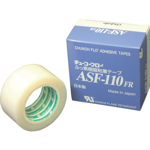 Chukoh Flow Fluoroplastic Film Adhesive Tape ASF-110FR 0.23t x 30w x 10m ASF110FR-23X30 1 roll