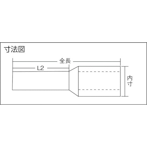 ワイドミュラー　絶縁カバー付圧着端子　Ｈ０．１４／１０　ＧＲ　ＳＶ　フェルール　9005180000　100 個