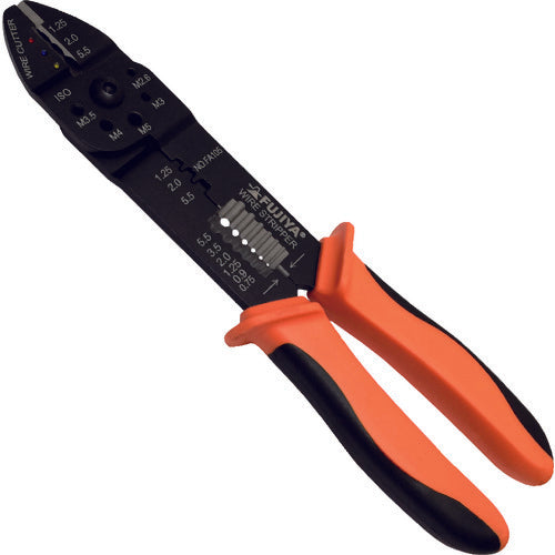 Fujiya All-Purpose Electrician's Pliers 240mm for Insulated and Faston Terminals FA105 1 Piece