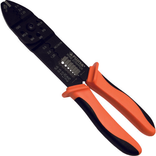 Fujiya All-Purpose Electrician's Pliers 240mm for Faston and Bare Terminals FA106 1 Piece