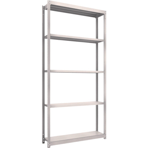 TRUSCCO 스틸 랙 M1.5형 경중량 선반 1160X295XH2400 5단 단품 네오그레이 M1.5-8435 1 S