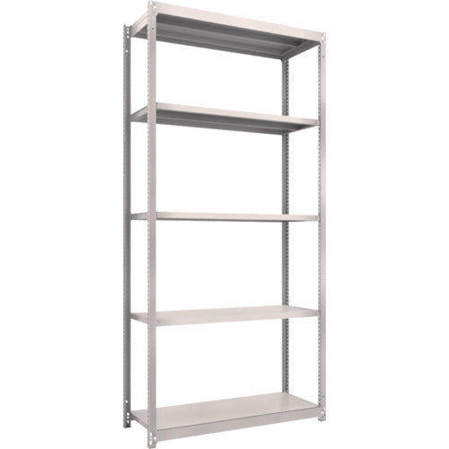 TRUSCCO 스틸 랙 M1.5형 경중량 선반 1160X445XH2400 5단 단품 네오 그레이 M1.5-8445 1 S