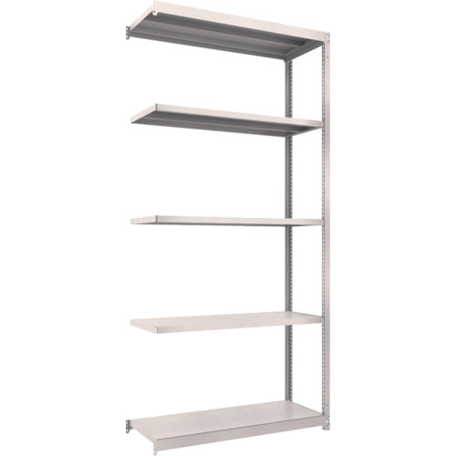 TRUSCCO 스틸 랙 M1.5형 경중량 선반 1160X445XH2400 5단 연결 네오 그레이 M1.5-8445B 1 S