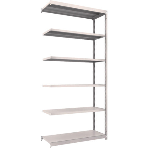 TRUSCCO 스틸 랙 M1.5형 경중량 선반 1160×445×H2400 6단 연결 네오 그레이 M1.5-8446B 1 S