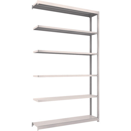 TRUSCCO 스틸 랙 M1.5형 경중량 선반 1460×295×H2400 6단 연결 네오 그레이 M1.5-8536B 1 S