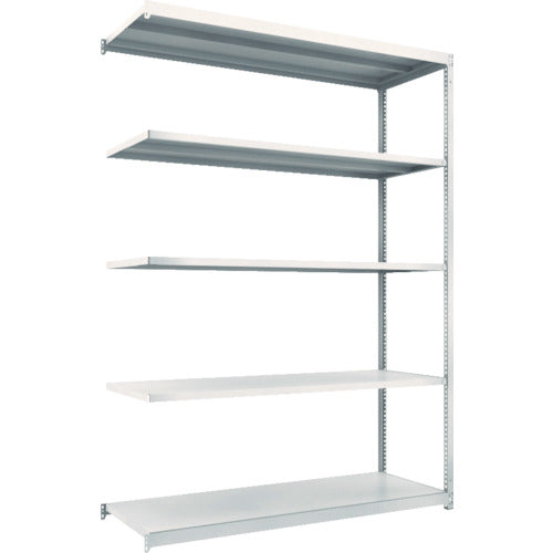 TRUSCO Steel Rack M1.5 Type Light-Medium Duty Shelf 1760 x 595 x H2400 5 Tier Link Neo Gray M1.5-8665B 1 S