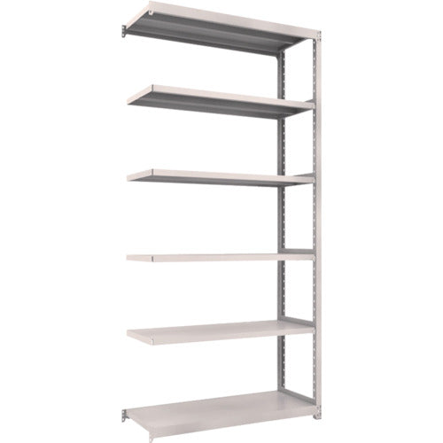 TRUSCCO 스틸 랙 M2형 경중량 선반 1160×450×H2400 6단 연결 네오 그레이 M2-8446B 1 S