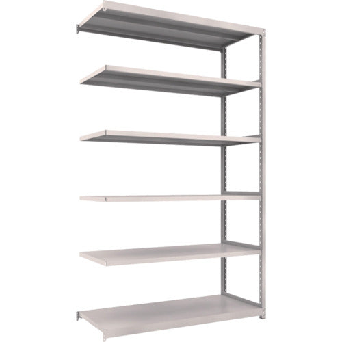 TRUSCCO 스틸 랙 M2형 경중량 선반 1460×600×H2400 6단 연결 네오 그레이 M2-8566B 1 S