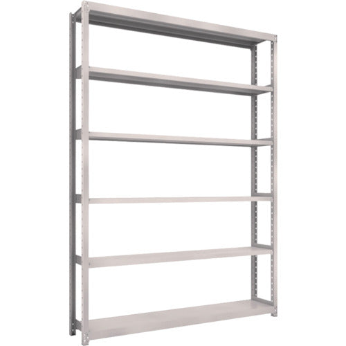 TRUSCCO 스틸 랙 M2형 경중량 선반 1760×300×H2400 6단 단체 네오 그레이 M2-8636 1 S