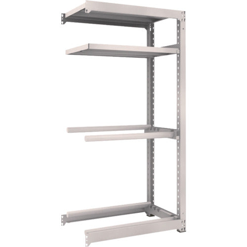 TRUSCO Steel Rack M3 Medium Duty Rack 900 x 571 x H1800 2 Shelves + 2 Tires Connected M3-6362Y2B 1 Unit