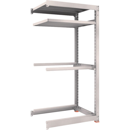 TRUSCO Steel Rack M3 Medium Duty Rack 900 x 721 x H1800 2 Shelves + 2 Tires Connected M3-6372Y2B 1 Unit