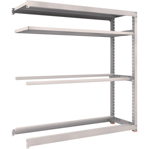 ＴＲＵＳＣＯ　スチールラック　Ｍ３型中量棚　１８００Ｘ５７１ＸＨ１８００　棚板２段＋タイヤ２段　連結　M3-6662Y2B　1 台