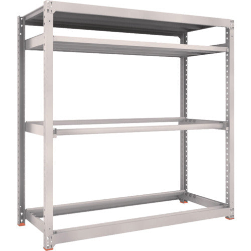 ＴＲＵＳＣＯ　スチールラック　Ｍ３型中量棚　１８００Ｘ７２１ＸＨ１８００　棚板２段＋タイヤ２段　M3-6672Y2　1 台