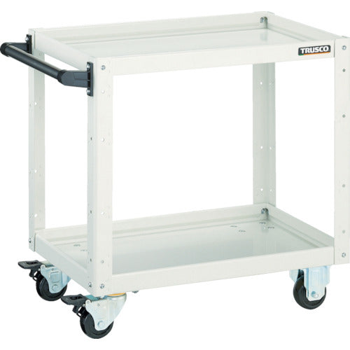 TRUSCO Tool Wagon Eagle Wagon 600X400XH600 2 Tiers White EGW-662-W 1 Unit