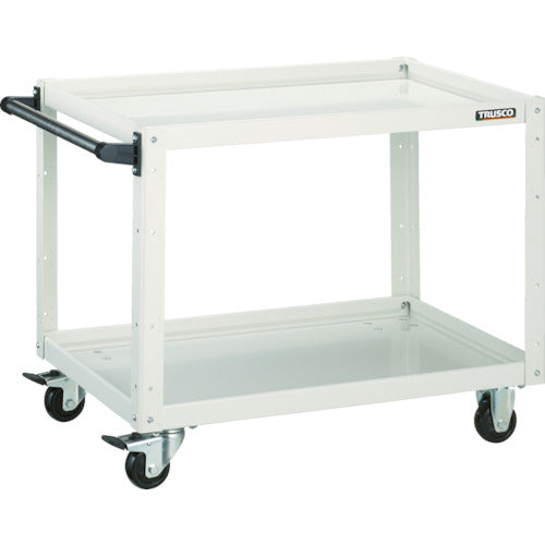 TRUSCO Tool Wagon Eagle Wagon 750X500XH600 2 Tiers White EGW-672-W 1 Unit