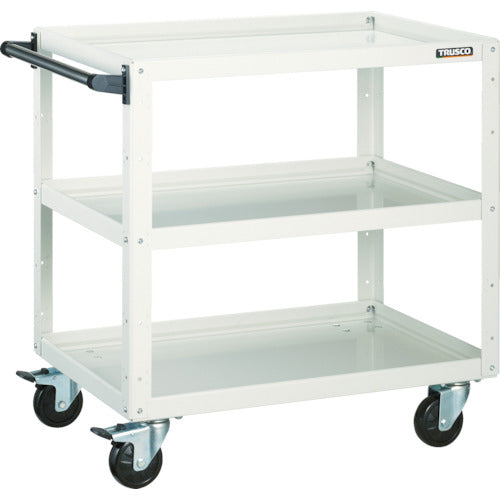 TRUSCO Tool Wagon Eagle Wagon 600X400 4-Wheel Swivel White EGW-763J-W 1 Unit