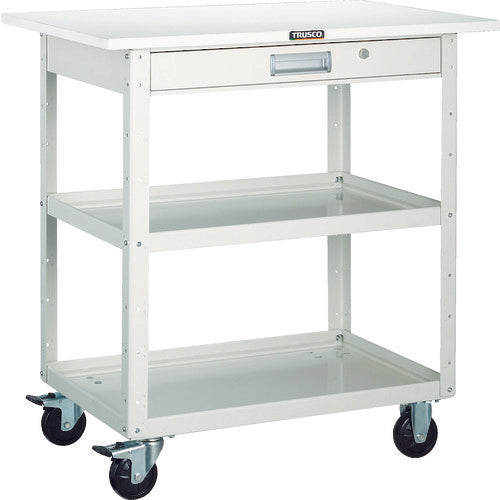 TRUSCO Tool Wagon Eagle Wagon 750X500 Drawer with Top White EGW-772TV-W 1 Unit
