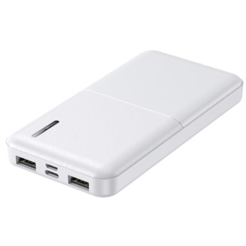 하이 디스크 하이 디스크 컴팩트 슬림 급속 충전 모바일 배터리 10000mAh 화이트 HD-MB10000TAWH 1 개