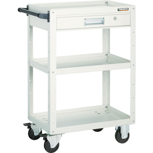 TRUSCO Tool Wagon Eagle Wagon 750 x 500 x H740 with Drawer White EGW-773V-W 1 Unit