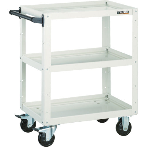 TRUSCO Tool Wagon Eagle Wagon 600 x 400 x H880 3 Tiers White EGW-963-W 1 Unit