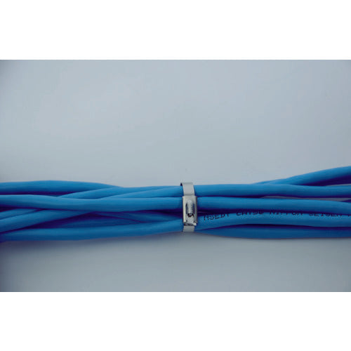 TRUSCO 【매진 폐번】 코팅 스테인리스 케이블 타이 W4.6X127L 100개입 TBSTC-127 1봉