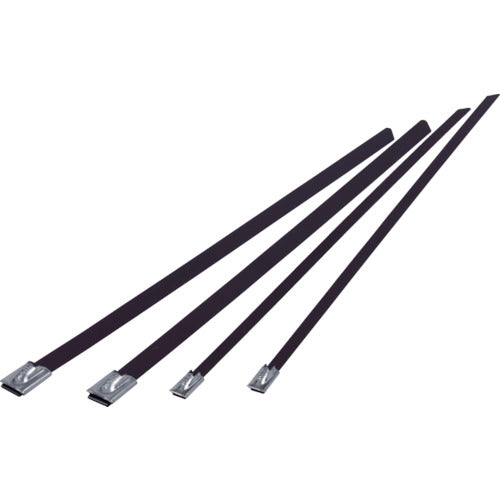 TRUSCO [Sold out and discontinued] Coated stainless steel cable ties W7.9X127L 100 pieces TBSTC-127L 1 bag