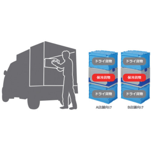 Wacon Cool One Folding Cooler Box, Gray COG-10, 1 pc