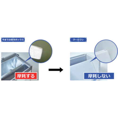 Wacon Cool One Folding Cooler Box, Gray COG-10, 1 pc