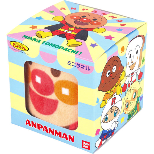 Anpanman Mini Towel Anpanman Team Approx. 25 x 25 cm AP24051OR 1 piece 1 piece