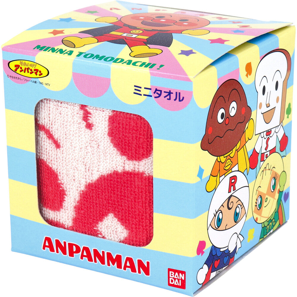 Anpanman Mini Towel Anpanman Red Approx. 25 x 25 cm AP24051R 1 piece 1 piece