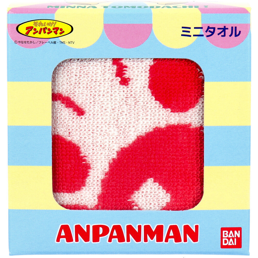 Anpanman Mini Towel Anpanman Red Approx. 25 x 25 cm AP24051R 1 piece 1 piece