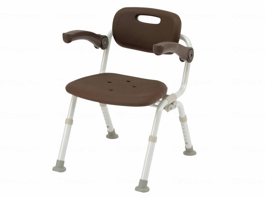 Panasonic Age Free Shower Chair [Yukuria] Middle SP Folding N Mocha Brown