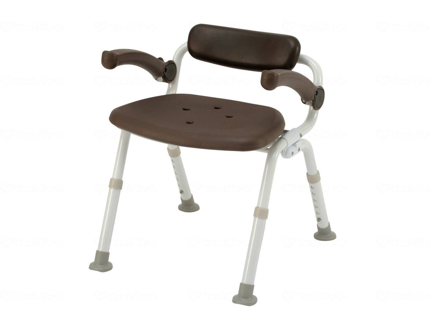 Panasonic Age Free Shower Chair [Yukuria] Middle SP with Lumbar Support Folding N Mocha Brown