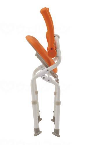 Panasonic Age Free Shower Chair [Yukuria] Middle SP with Lumbar Support Folding N Mocha Brown