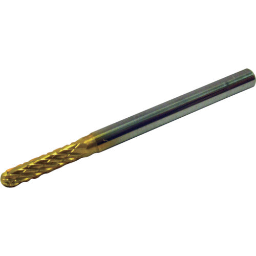 Super Super Carbide Bur Titanium Coated All Carbide Round Tip Cylindrical (Double Cut) Blade Diameter: 2.5mm Shaft Diameter: 3.0mm SBT2A01 1 pc